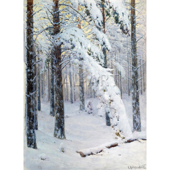 РЕПРОДУКЦИИ НА КАРТИНИ Гора през зимата (1901)